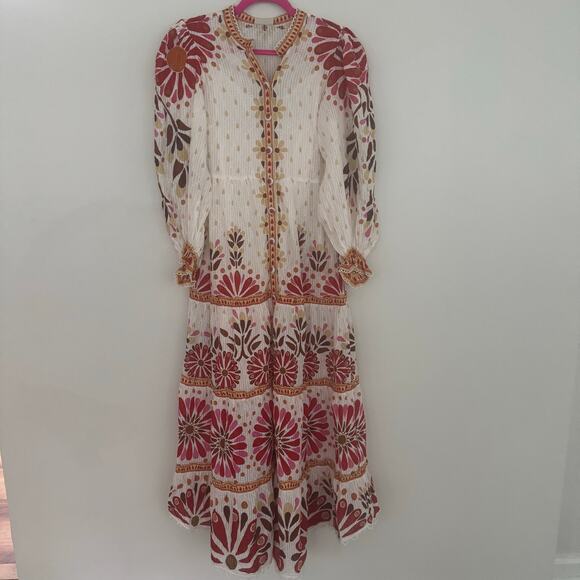 Farm Rio Ainika Flowers Maxi Dress - Picture 2 of 9